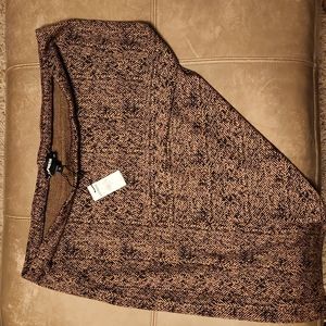 New with tags express brown and black mini skirt